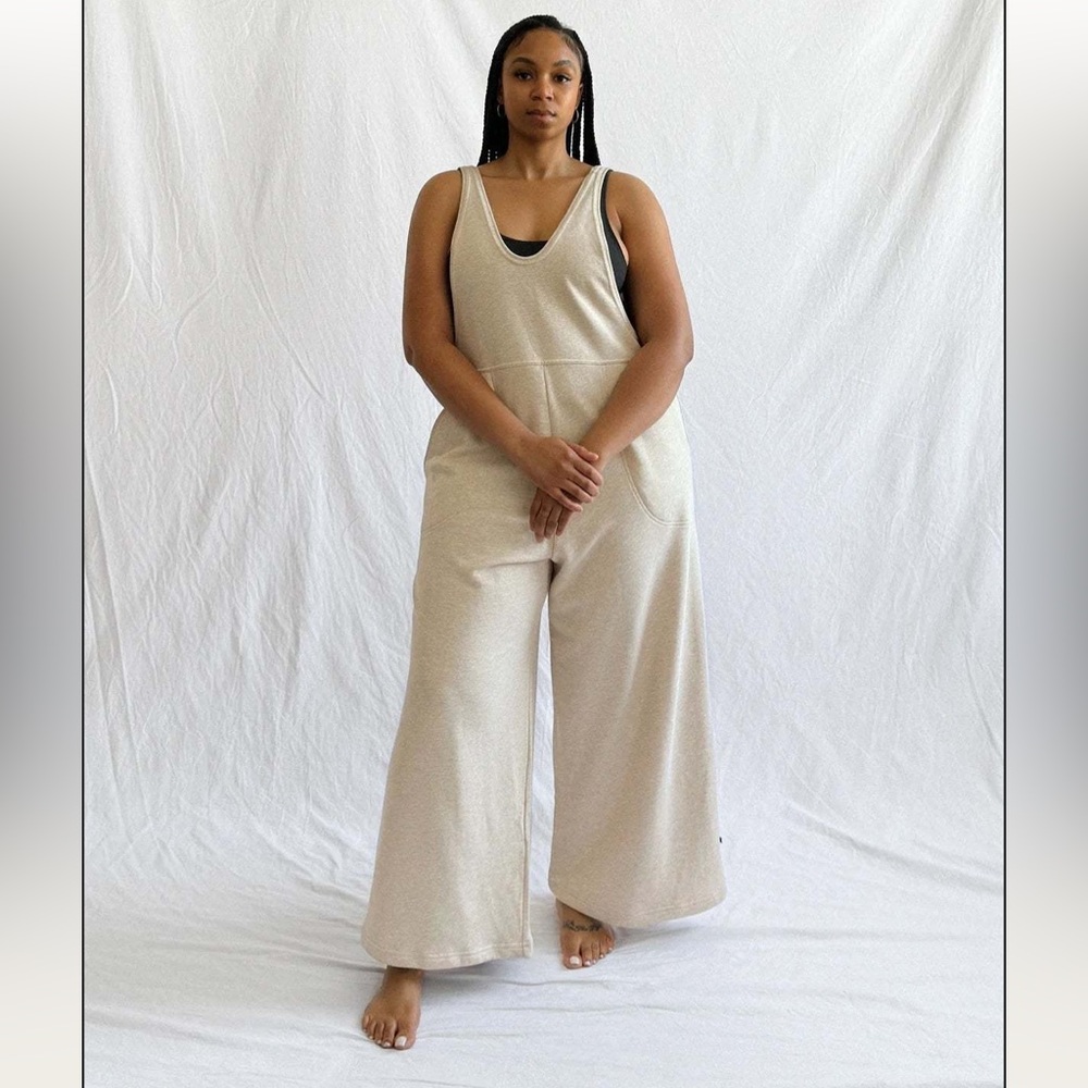 Ana and Zac tanksuit in oatmeal L
